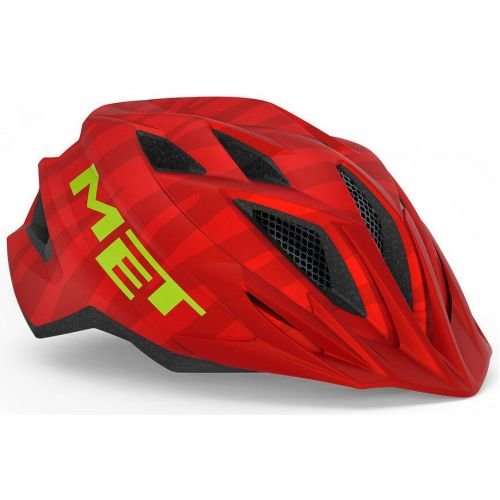 Шлем MET CRACKERJACK CE красный UN 52/57см